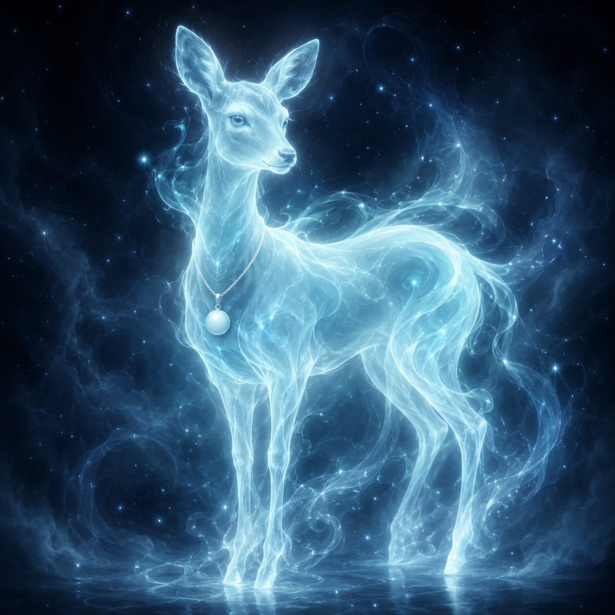 Aura Doe guardian animal design