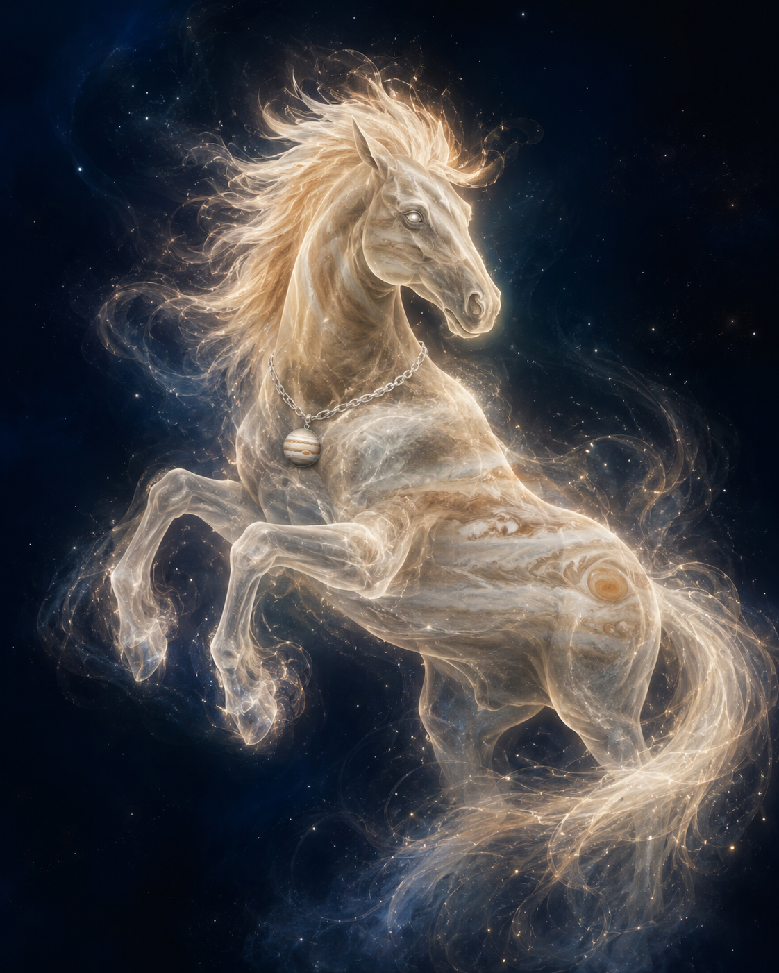 Seedlight Horse guardian animal design