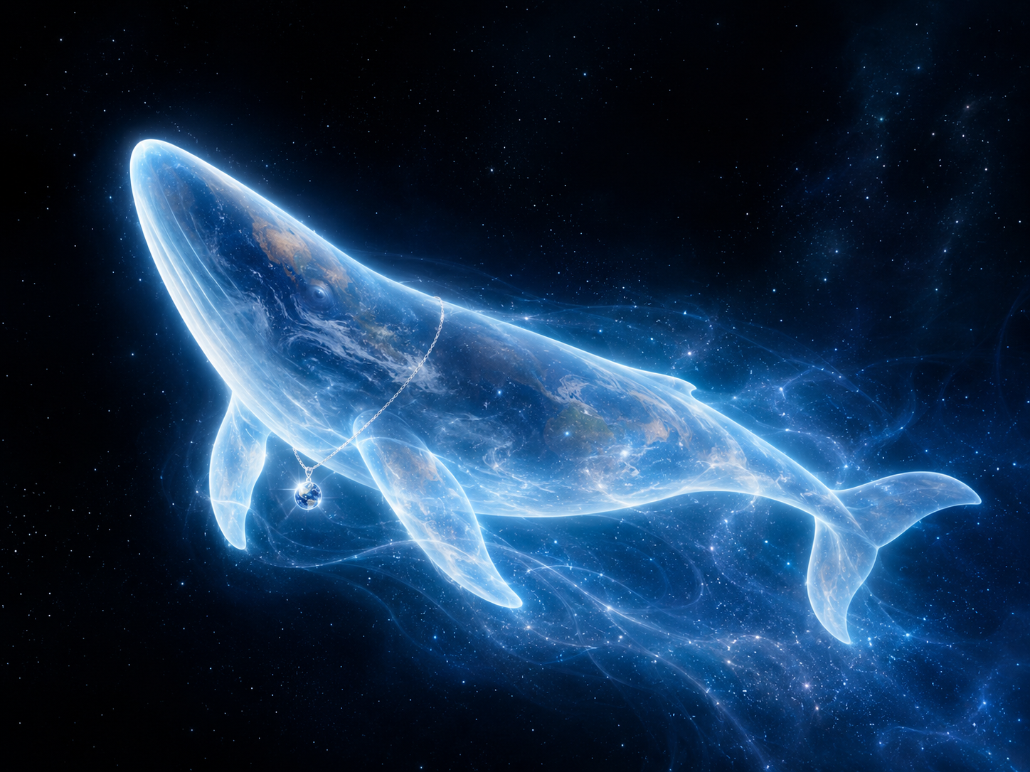 Transcendent Whale guardian animal design